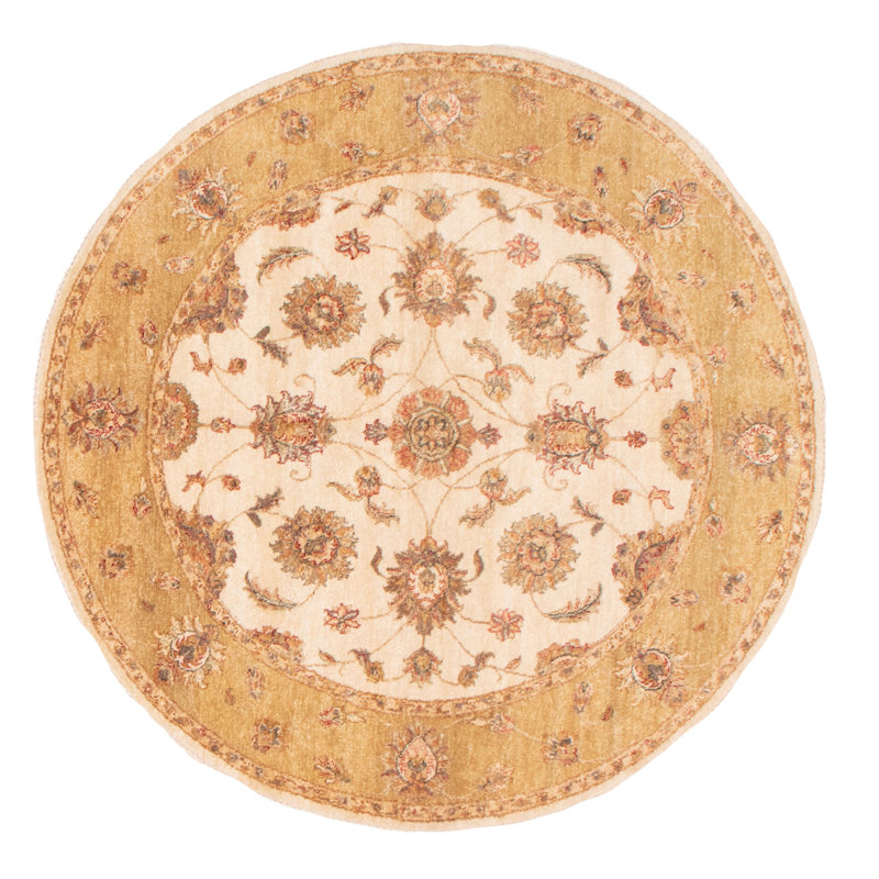 Tapis ivoire Finest Agra Jaipur 6 pi 0 po x 6 pi 0 po