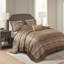 Ensemble de couvre-lit grand réversible en jacquard avec motifs et coussins décoratifs, pour lits-122455103