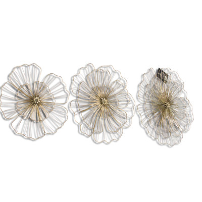 Glam Plants & Flowers Wall Decor on Metal