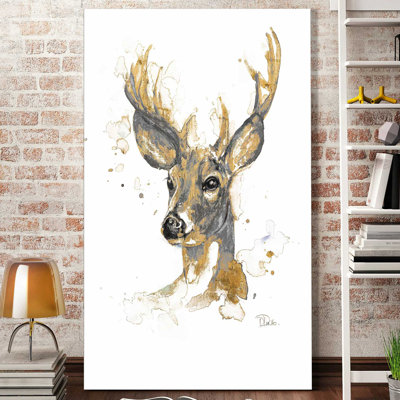 " Gold Antlers I " by Patricia Pinto