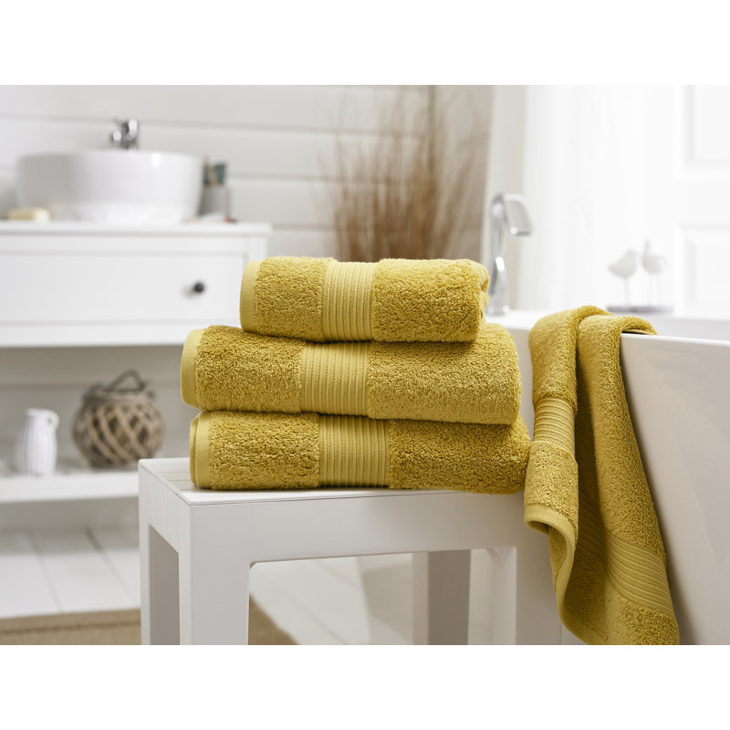 Bliss Fingertip Towel, Mustard