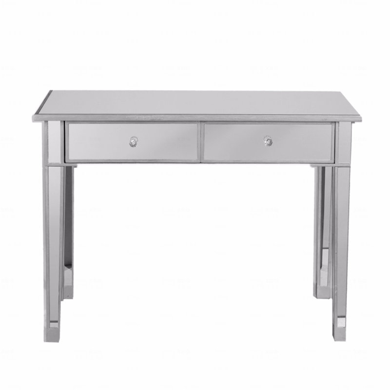 Mirrored 2-Drawer Console Table