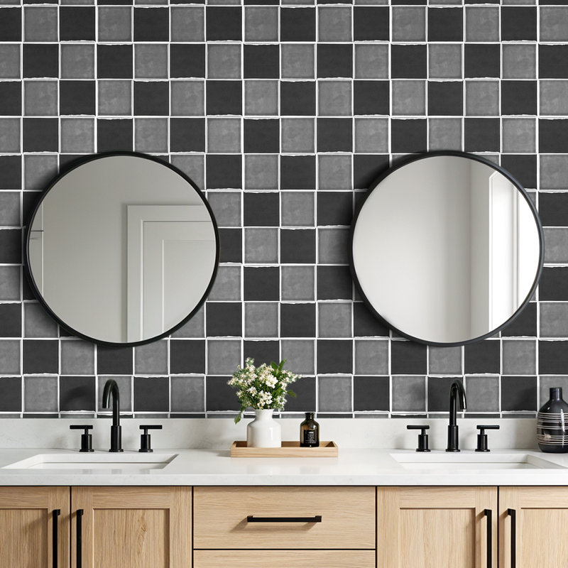 No Subject Wall Decals, Grey/Black