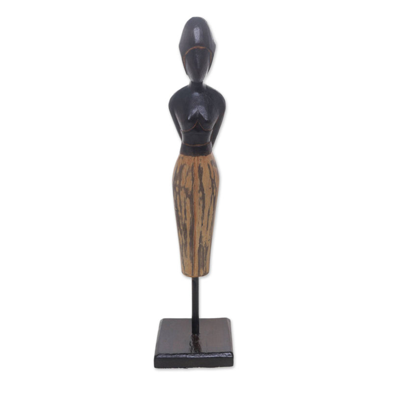 Figurine de l’indonésie en bois d’attente Cuvier