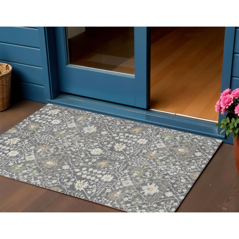 Tapis oriental lavable intérieur / extérieur 3 pi x 5 pi
