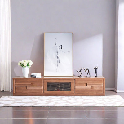 Meuble télé de style américain avec rangement minimaliste