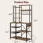 7-Tier Baker's Rack with Power Outlet – Microwave Stand with 2 Wire Drawers, Industrial Coffee Bar Station, Kitchen Storage Shelf for Spice & Pots-1150712121