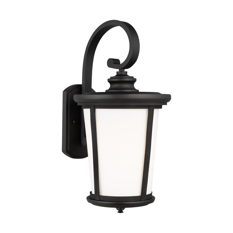Petite lanterne murale Eddington , Noir, H 11,88 po x l 6 po x P 6 po, Non