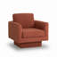 Chaise d'appoint pivotante en sherpa 360 ° (ensemble de 2)-387505161