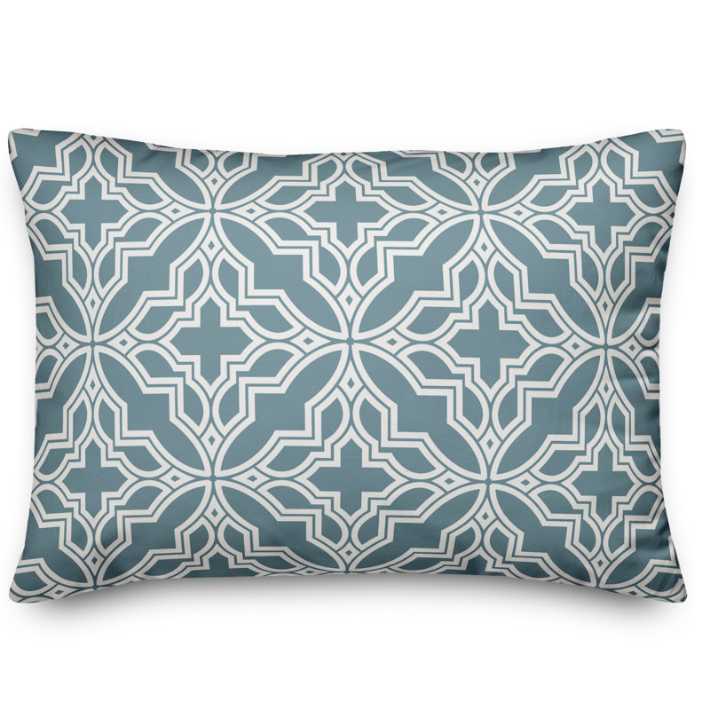  Coussin Geo, Bleu
