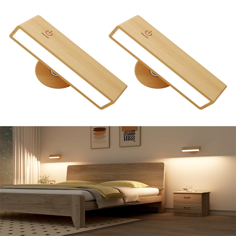 Daylia Manufactured Wood Armed Sconce