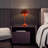 Modern Red Flower Cute Small Dome Shade Table Lamp,nordic Minimalist Mushroom Lamp Retro Nightstand Bedside Lamp Desk Lamp-129183066