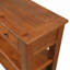 Console en bois de pin massif avec 3 tiroirs de rangement et 2 tablettes-8178700-8178802