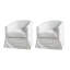 Fauteuil demi-tonneau pivotant Cristobal-174589587