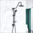 Wall Mounted Rain Shower System with Handheld