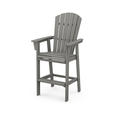 POLYWOOD Nautical Curveback Adirondack Bar Chair by POLYWOOD