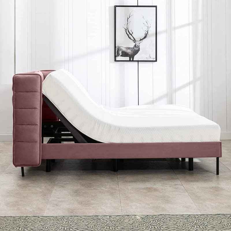 Foss Adjustable Bed with Wireless Remote, Queen