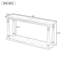 Console en bois avec tablette inférieure-795883424