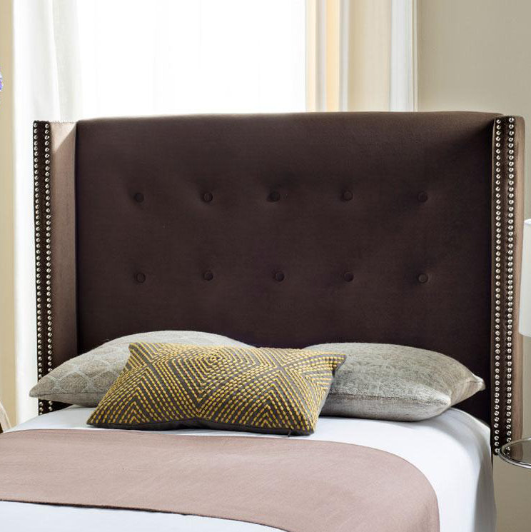 Tête de lit Grand rembourré wingback Nadene