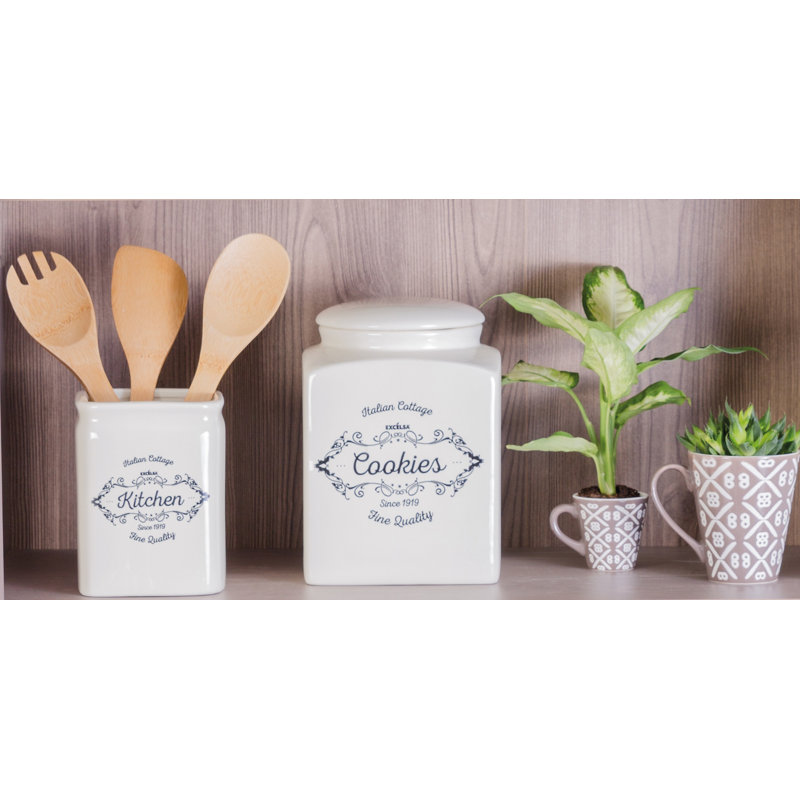 Fine Quality Ceramic / Porcelain Rectangle Utensil Holders/Pots/Jars