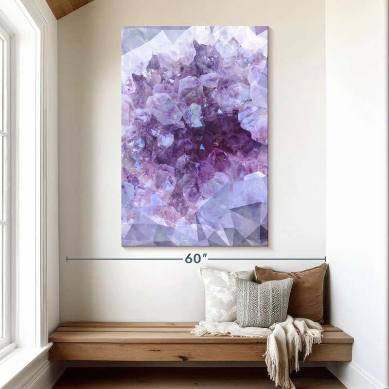 Alvord Crystal Gemstone, 51" H x 34" W