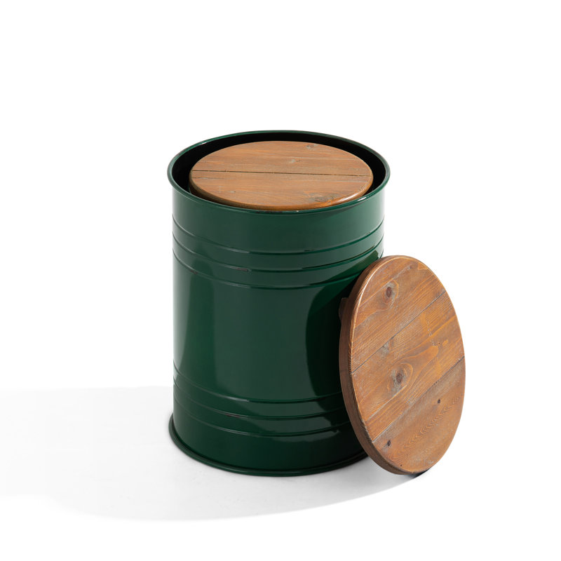 Tabouret d'appoint Pieper, Vert chasseur
