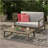 BELGIAN LOVESEAT  COFFEE TABLE