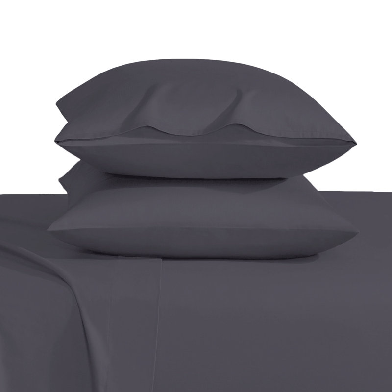Microfiber Pillow Cases – Soft & Breathable (Set of 2), Charcoal