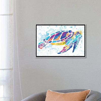 " Vibrant Sea Turtle " by Chelsea Goodrich