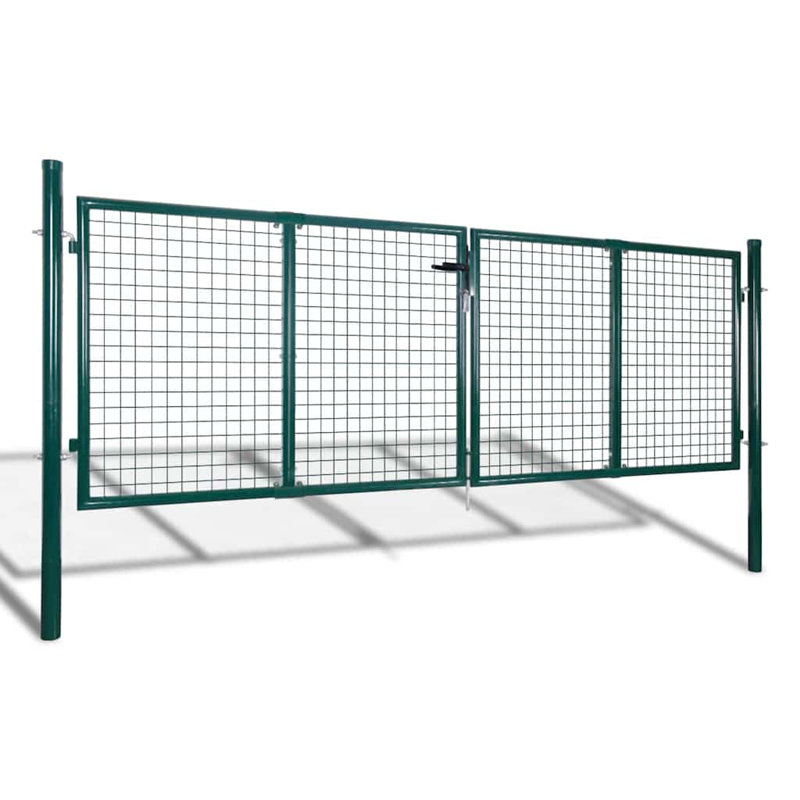 Grille murale de porte de clôture en filet vidaXL 118,1 x 29,5 po, 118,1 po x 29,5 po