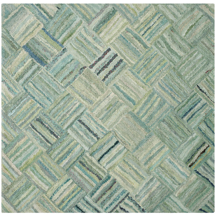 Millia Hand Tufted Performance Geometric Rug