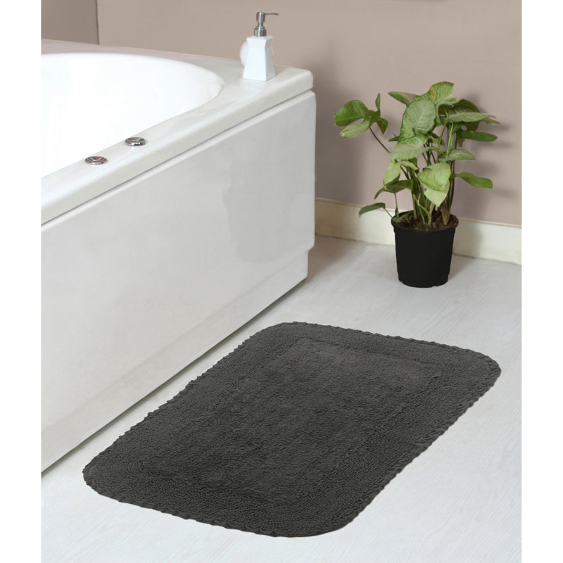Maytham Bath Rug, Gray, Rectangle - 21" W x 34" L