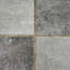 Amerion area rug Machine Woven Rectangle Grey/Gold-70523222