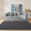 Ruglenza Extra Large Area Rug - Soft Modern Carpet for Living Room, Lightweight Low Pile, Easy Clean Woven Rug with Non Slip Backing, Stylish Home Decor-1017235472-1017235473