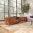 Wood Block Rectangular Bench with Elevated Base