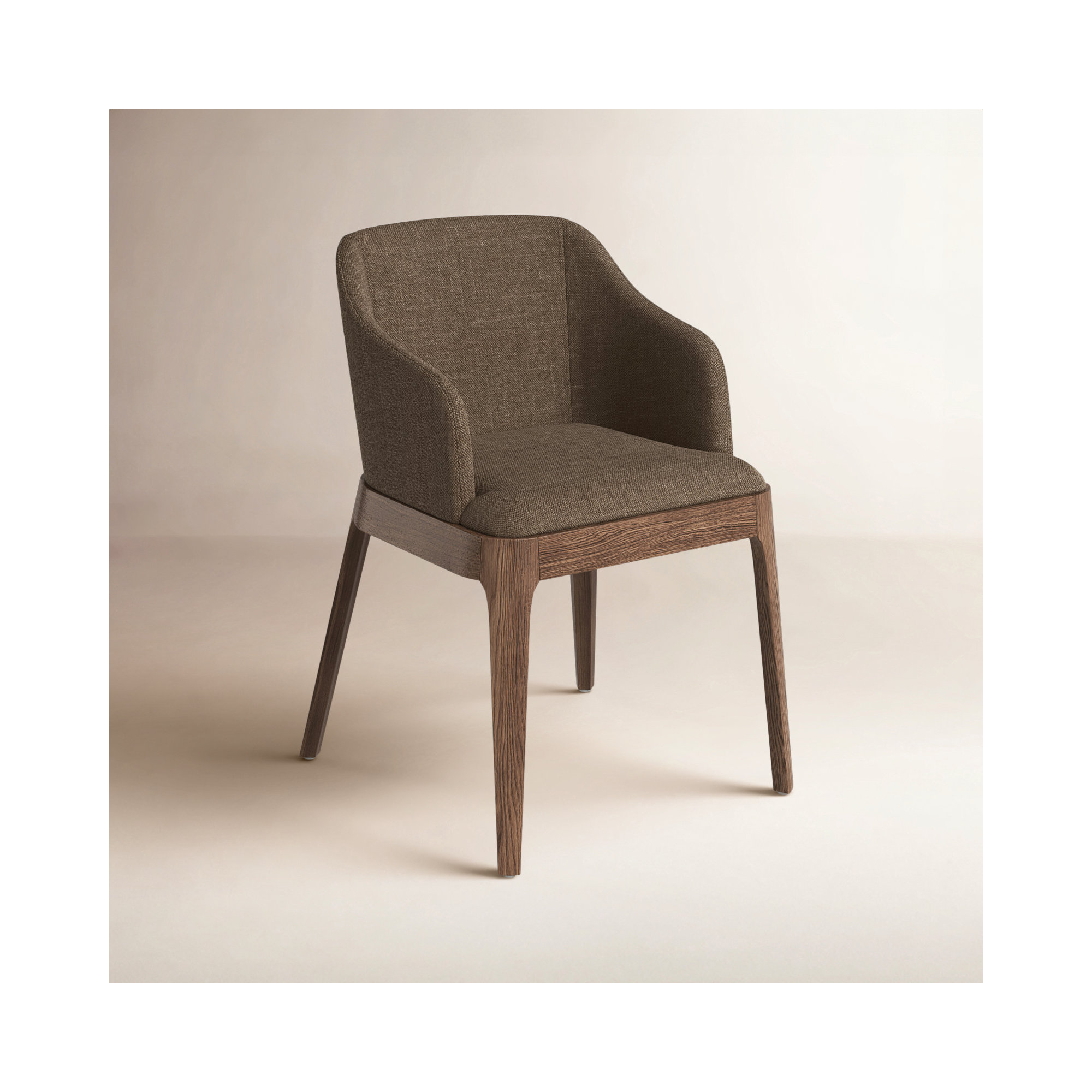 Verdi Upholstered Back Arm Chair in Bilton Olive, Bilton Olive