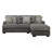 Gray 2 Piece Right Side Facing Sectional