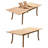 Olmead 10 - Person Teak Wood Patio Dining Set with Rectangular Table-1412338902-1355210857