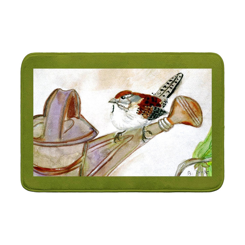 Tapis de bain Carolina Wren, L 36 po x l 24 po