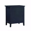 Table de chevet 3 tiroirs - Bleu minuit