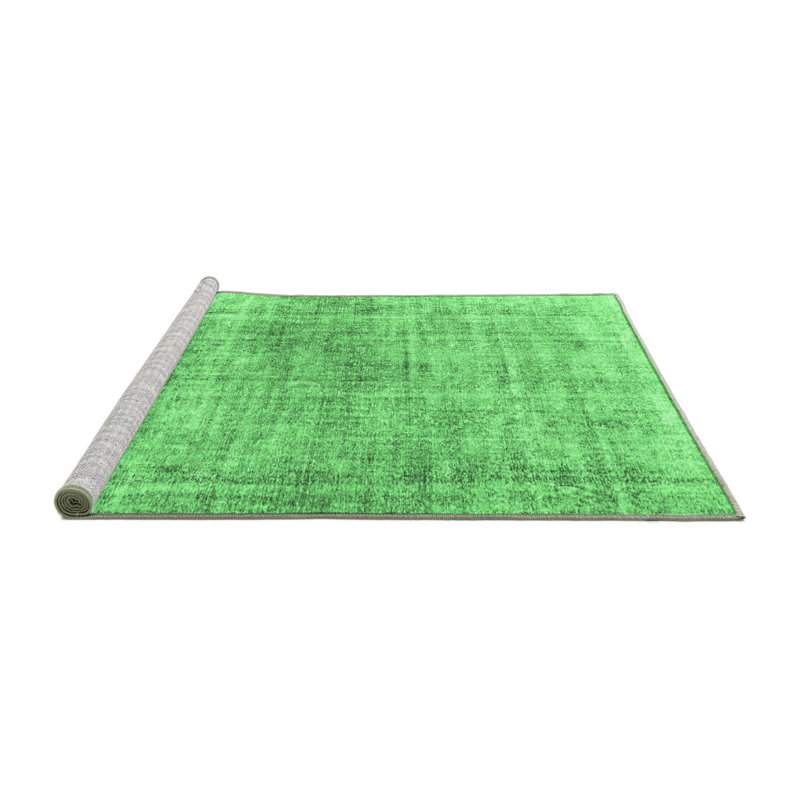 Elaad Washable Abstract Indoor Rug, Round 7'