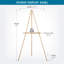 Jacquon Inbox Zero Folding Adjustable Solid Wood Tripod Easel-10760182