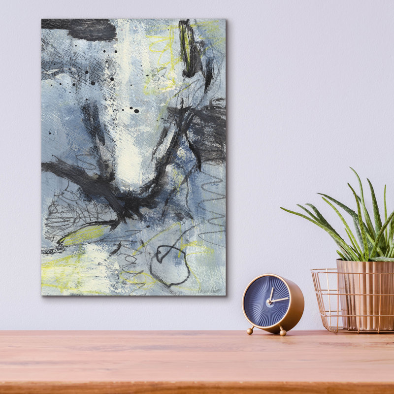 «My Mixed Emotion» par Laura Gibson, art mural en verre acrylique, 12 po x 16 po