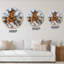 Cheval galopant dans la prairie au galop - Horloge murale traditionnelle-36668201