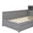 Twin-Sized L-Shaped Platform Bed With Trundle And A Single Drawer-382585226