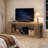 63''Farmhouse TV Stand for 65 Inch TV