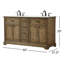 Ensemble de meuble-lavabo double 60 po Hermes-73360083
