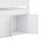 Lit mezzanine double avec armoire de rangement et tableau noir-1549445914
