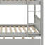 Detachable Wood Bunk Bed With Trundle, Converts To Two Beds, Space-Saving Design-499832968