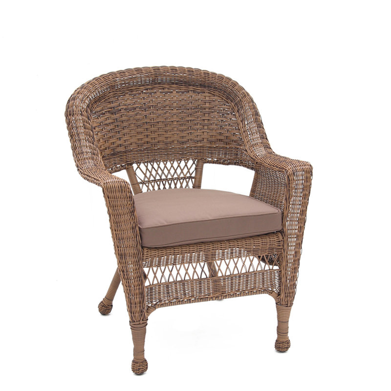 Outdoor Lounge Chair, Brown, Honey